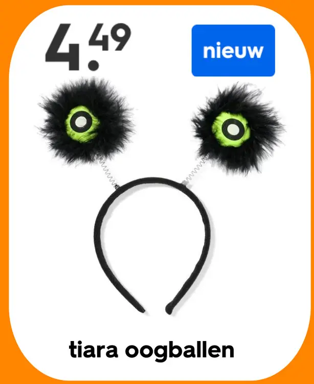 Aanbieding: tiara oogballen