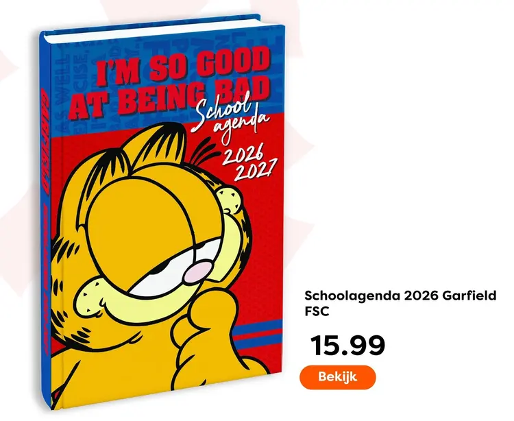 Aanbieding: Schoolagenda Garfield