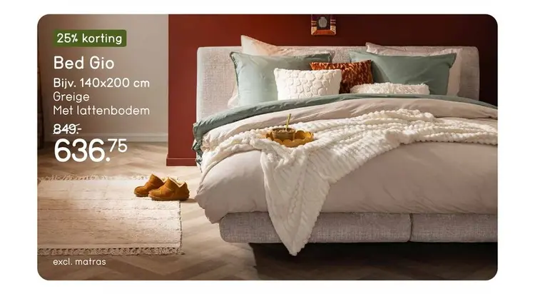 Promotie: Bed Gio