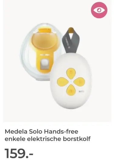 Aanbieding: Solo Hands-free enkele elektrische borstkolf
