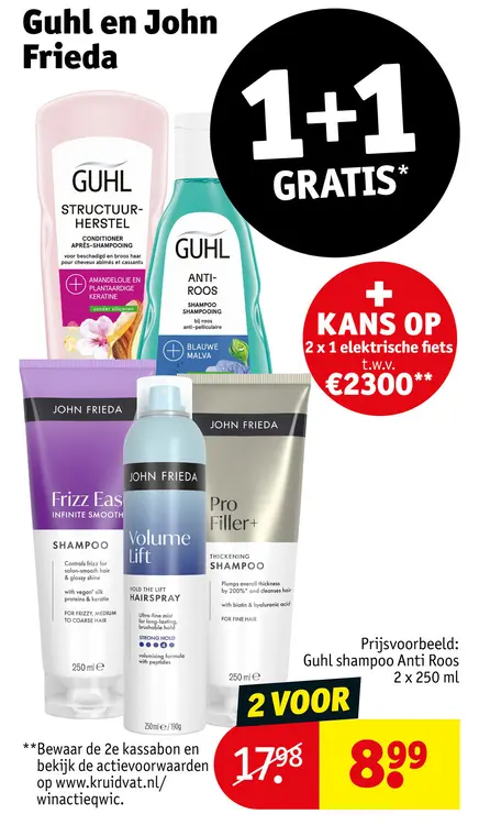 Aanbieding: Guhl en John Frieda