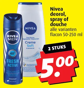 Aanbieding: Deorol, spray of douche