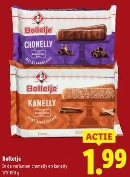 Aanbieding: Bolletje Chonelly en Kanelly