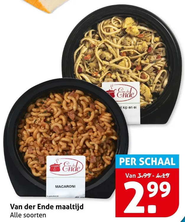 Aanbieding: Van der Ende Maaltijd