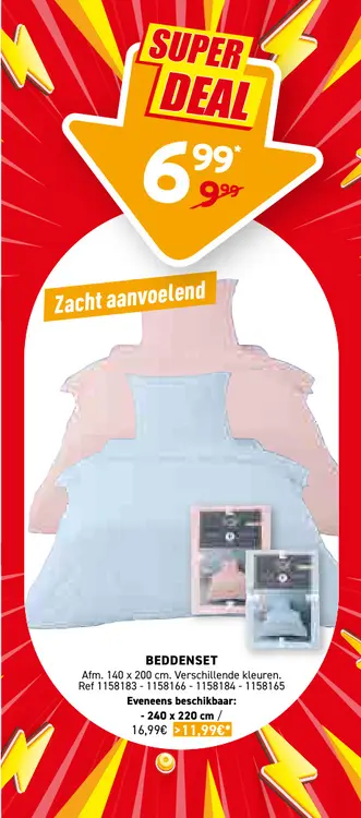 Promotie: Beddenset