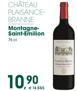 Promotie: Château Plaisance-Branne Montagne-Saint-Emilion