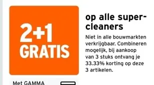 Aanbieding: super-cleaners