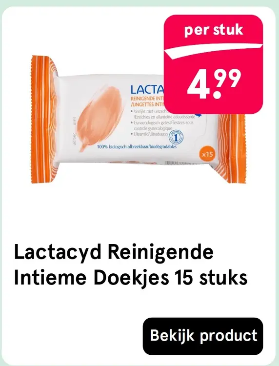 Aanbieding: Reinigende Intieme Doekjes