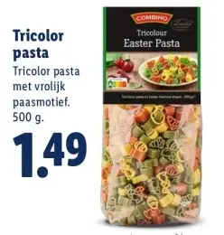 Aanbieding: Tricolor pasta