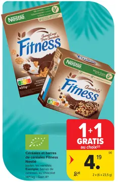 Offre: Céréales et barres de céréales Fitness