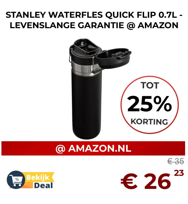 Aanbieding: Waterfles quick flip