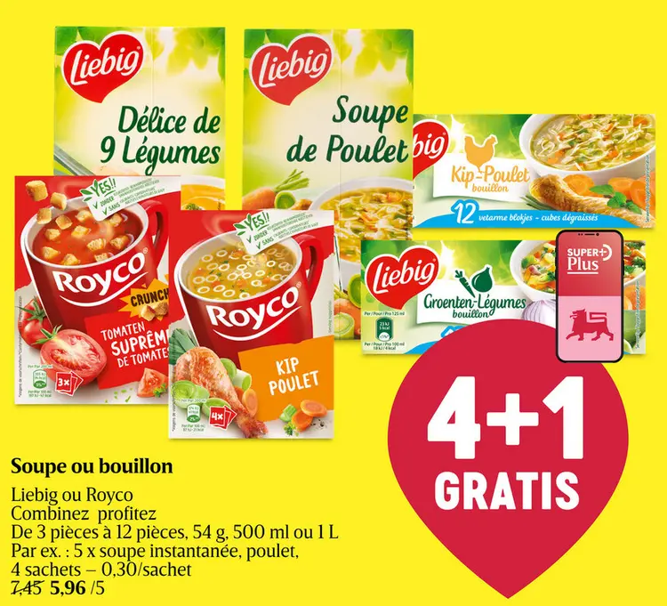 Offre: Soupe ou bouillon