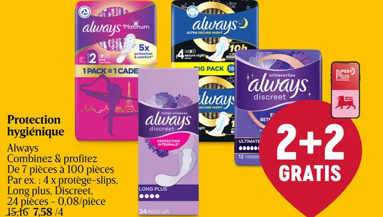 Offre: Protection hygiénique