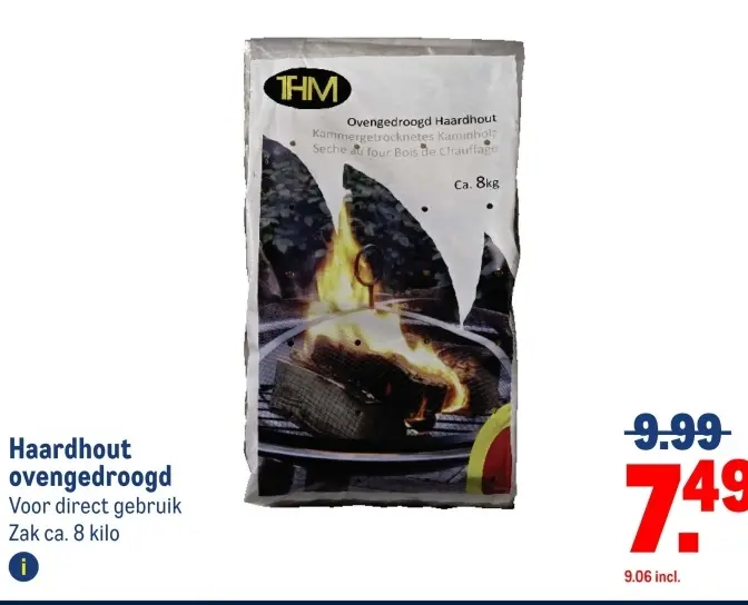 Aanbieding: Haardhout ovengedroogd