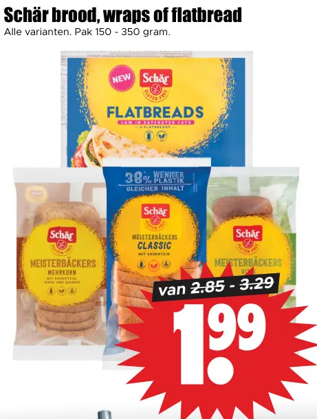 Aanbieding: Brood, wraps of flatbread