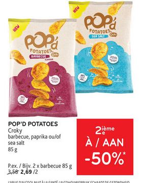 Offre: POP'D POTATOES Croky