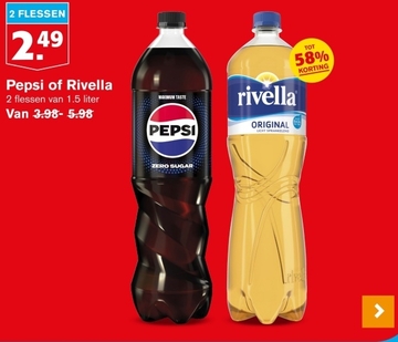 Aanbieding: Pepsi of Rivella