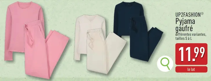 Offre: Pyjama gaufré