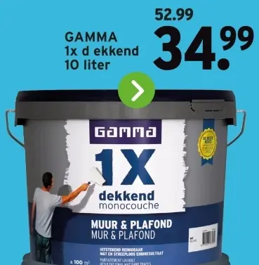 Aanbieding: 1x dekkend