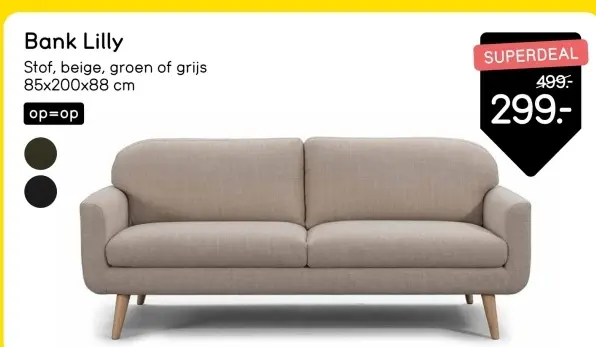 Aanbieding: Bank Lilly