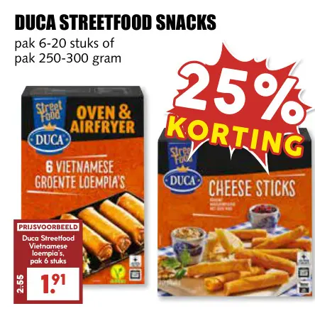 Aanbieding: Streetfood snacks