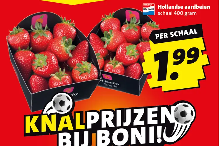 Aanbieding: Hollandse aardbeien