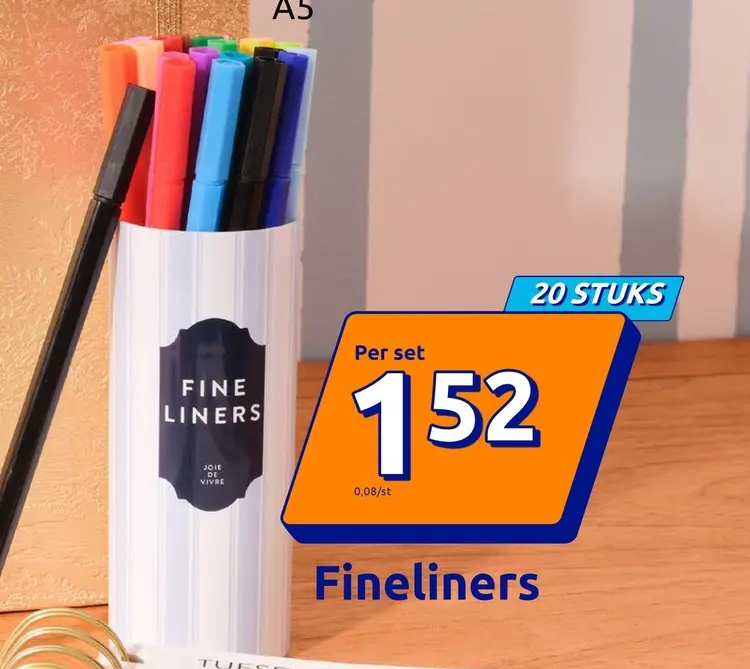 Promotie: Fineliners