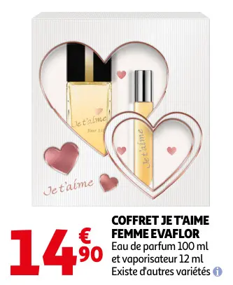 Promotie: Coffret je t'aime femme evaflor