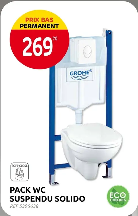 Offre: Pack WC suspendu Solido