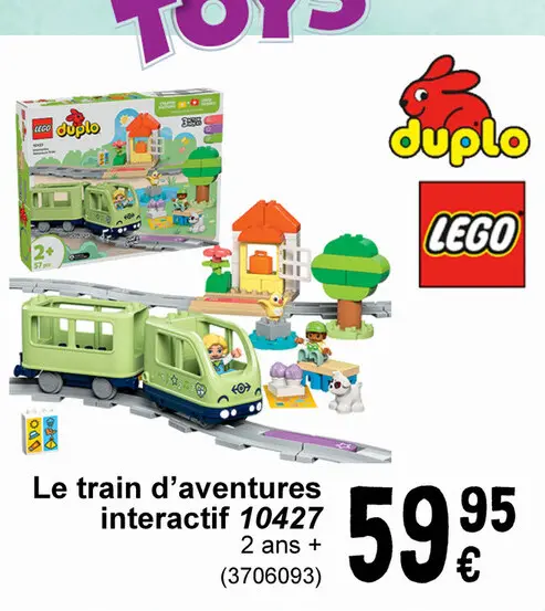 Offre: Le train d'aventures interactif 10427