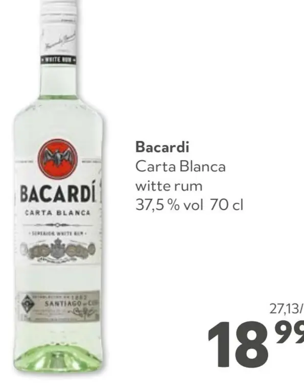 Promotie: Carta Blanca witte rum