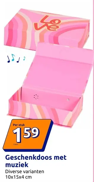 Aanbieding: Geschenkdoos met muziek
