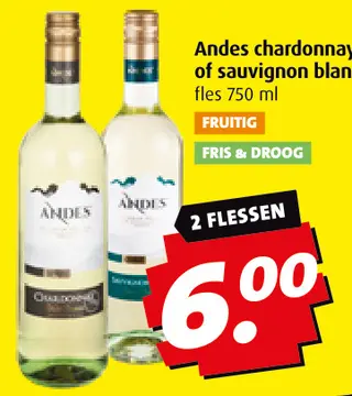 Aanbieding: Chardonnay of sauvignon blanc