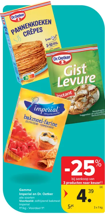 Promotie: Imperial en Dr. Oetker