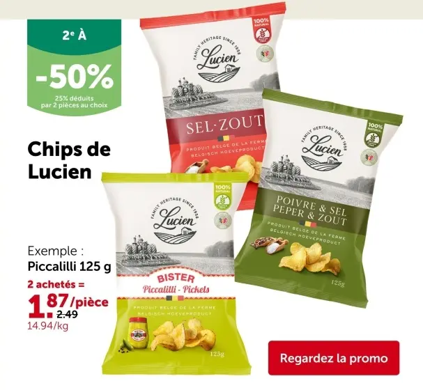 Offre: Chips de Lucien