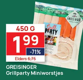 Aanbieding: Grillparty Miniworstjes