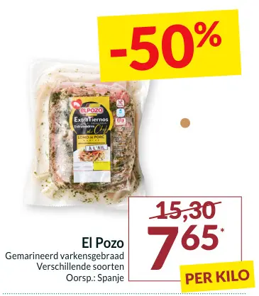 Promotie: Gemarineerd varkensgebraad