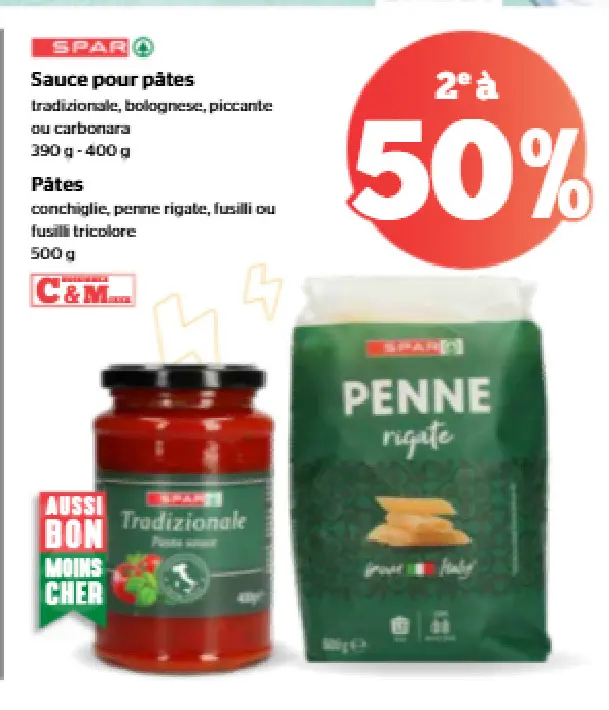 Offre: Sauce pour pâtes et Pâtes
