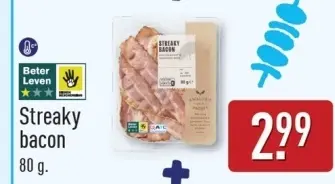 Aanbieding: Streaky bacon