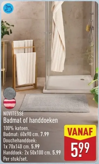 Aanbieding: Badmat of handdoeken