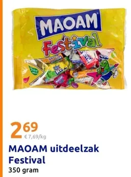 Aanbieding: MAOAM uitdeelzak Festival