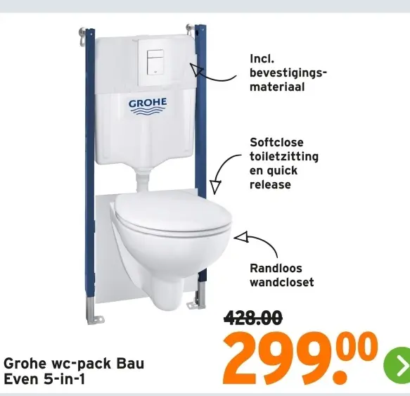 Aanbieding: wc-pack Bau Even 5-in-1