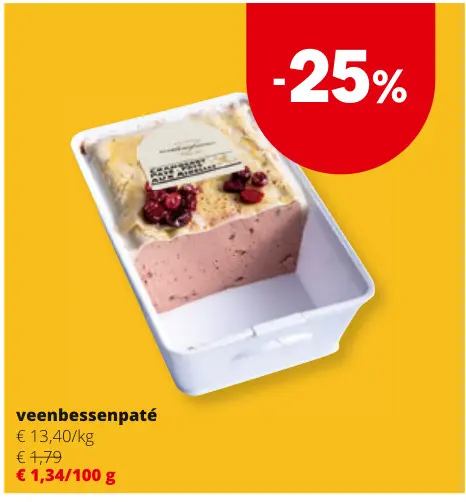 Promotie: Veenbessenpaté