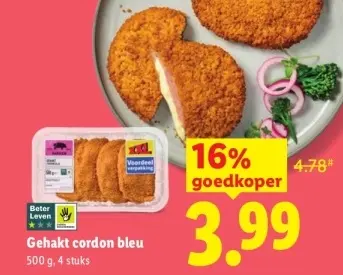 Aanbieding: Gehakt cordon bleu