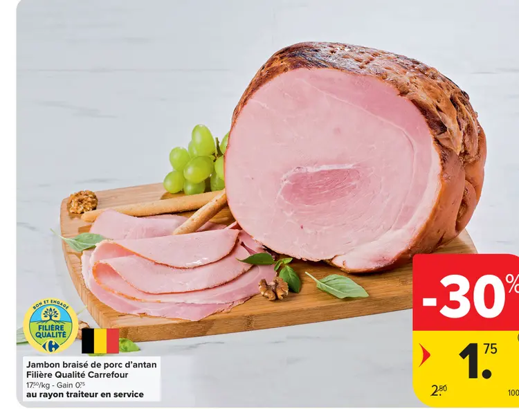 Offre: Jambon braisé de porc d'antan