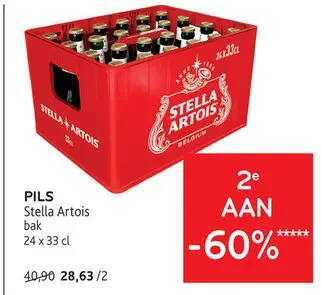 Promotie: Pils Stella Artois