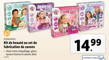 Offre: Kit de beauté ou set de fabrication de savons