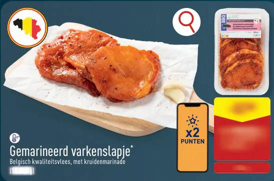 Promotie: Gemarineerd varkenslapje