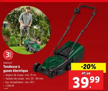 Offre: Tondeuse à gazon électrique