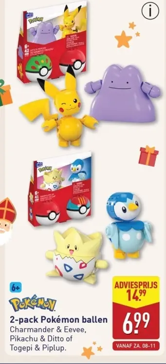 Aanbieding: 2-pack Pokémon ballen